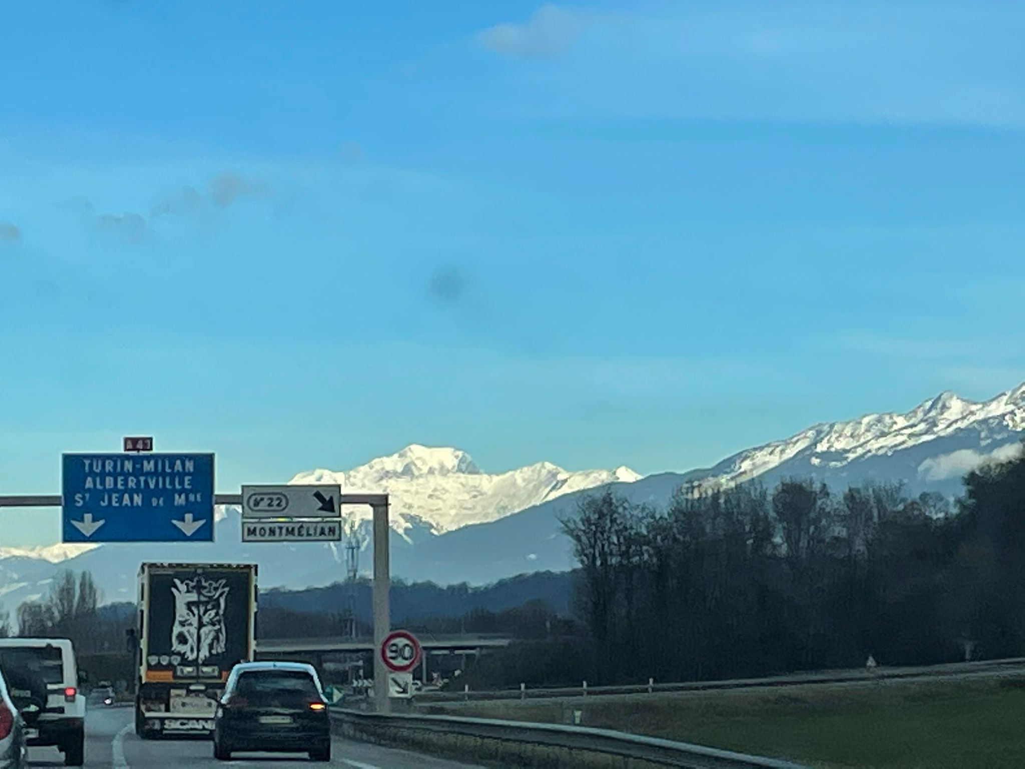 Le paysage entre Chambéry et Albertville Image